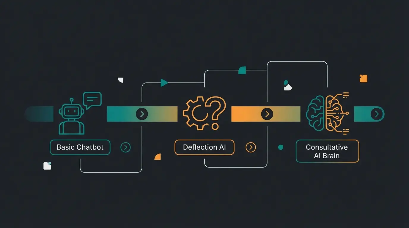 KI-Reifegrad-Spektrum von statischen FAQs bis zur beratenden KI