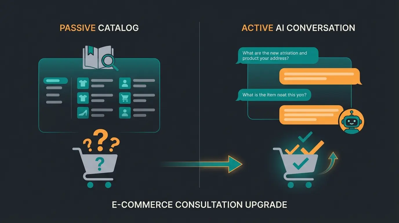 Vergleich Standard-Shop vs KI-gestützter Shop bei der Produktberatung