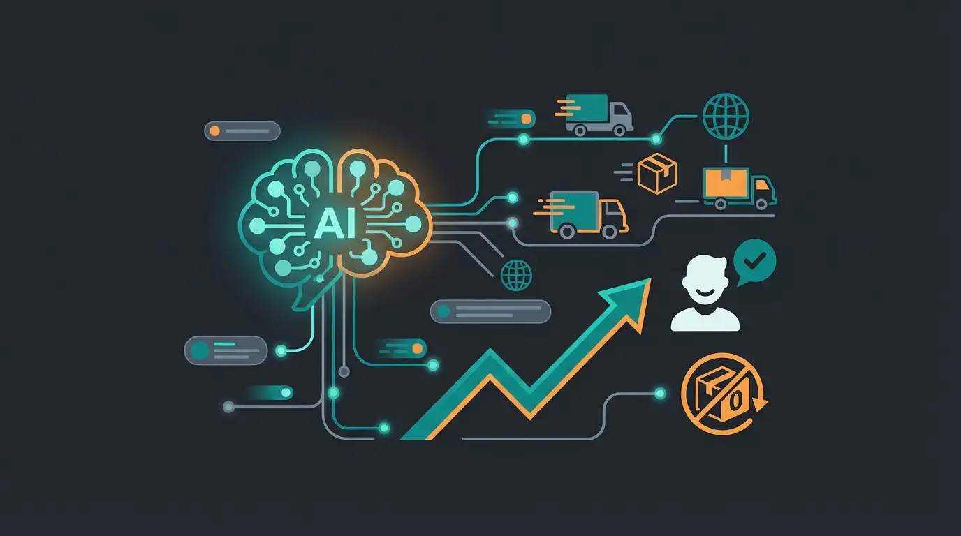 Future of WooCommerce fulfillment with AI integration visualization