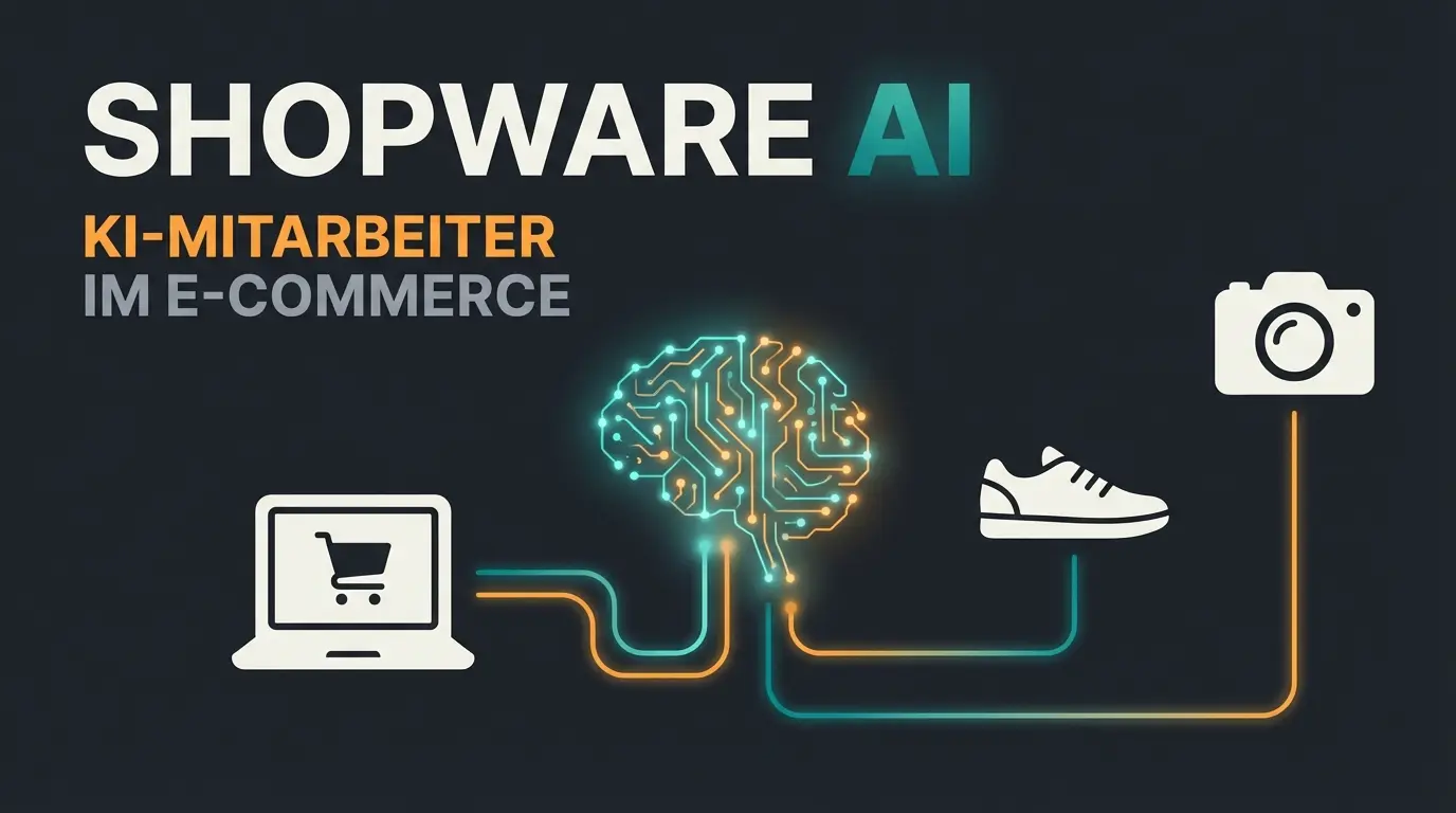 Abstract illustration of an AI digital assistant guiding a user through product choices