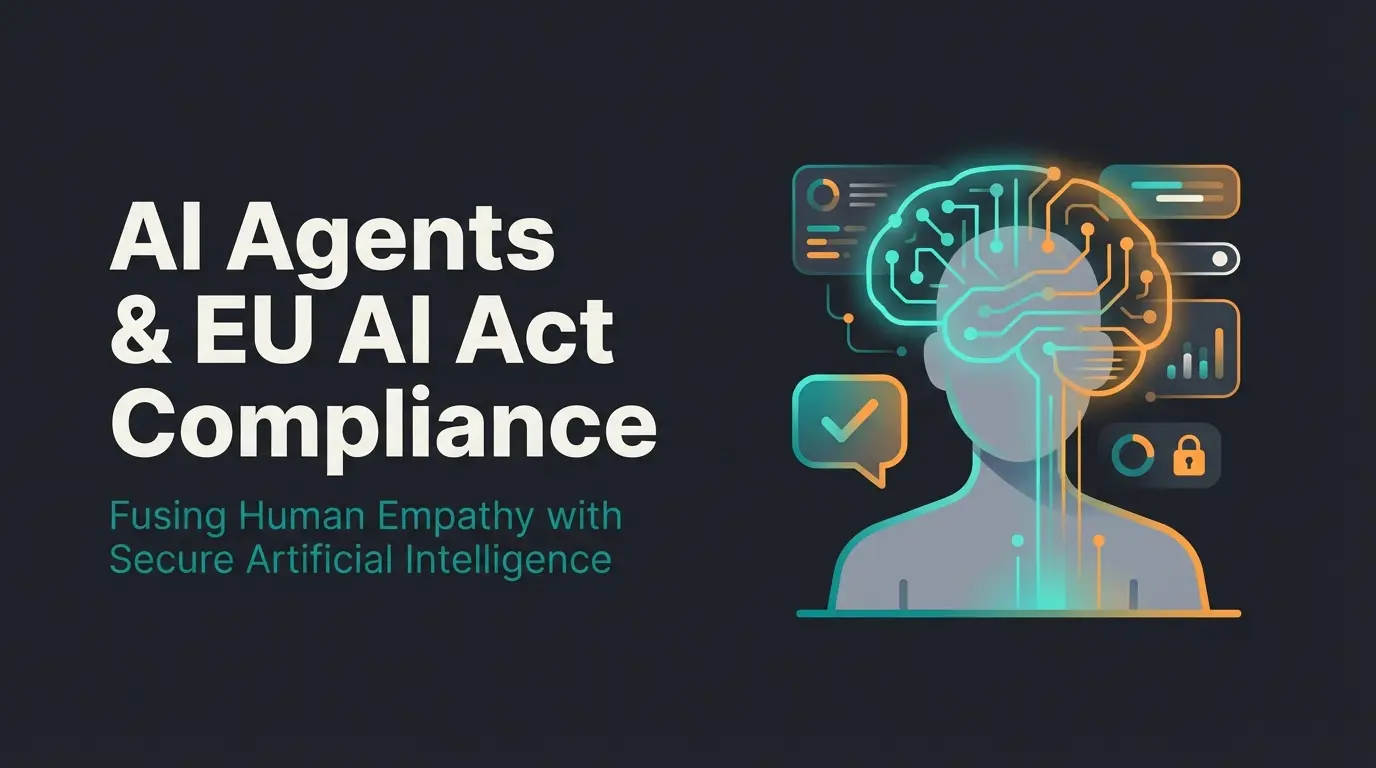 Illustration eines Servicemitarbeiters, der durch KI-Technologie unterstützt wird