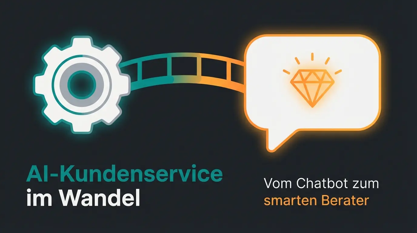 Futuristische Darstellung eines digitalen KI-Beraters im Dialog mit einem Kunden