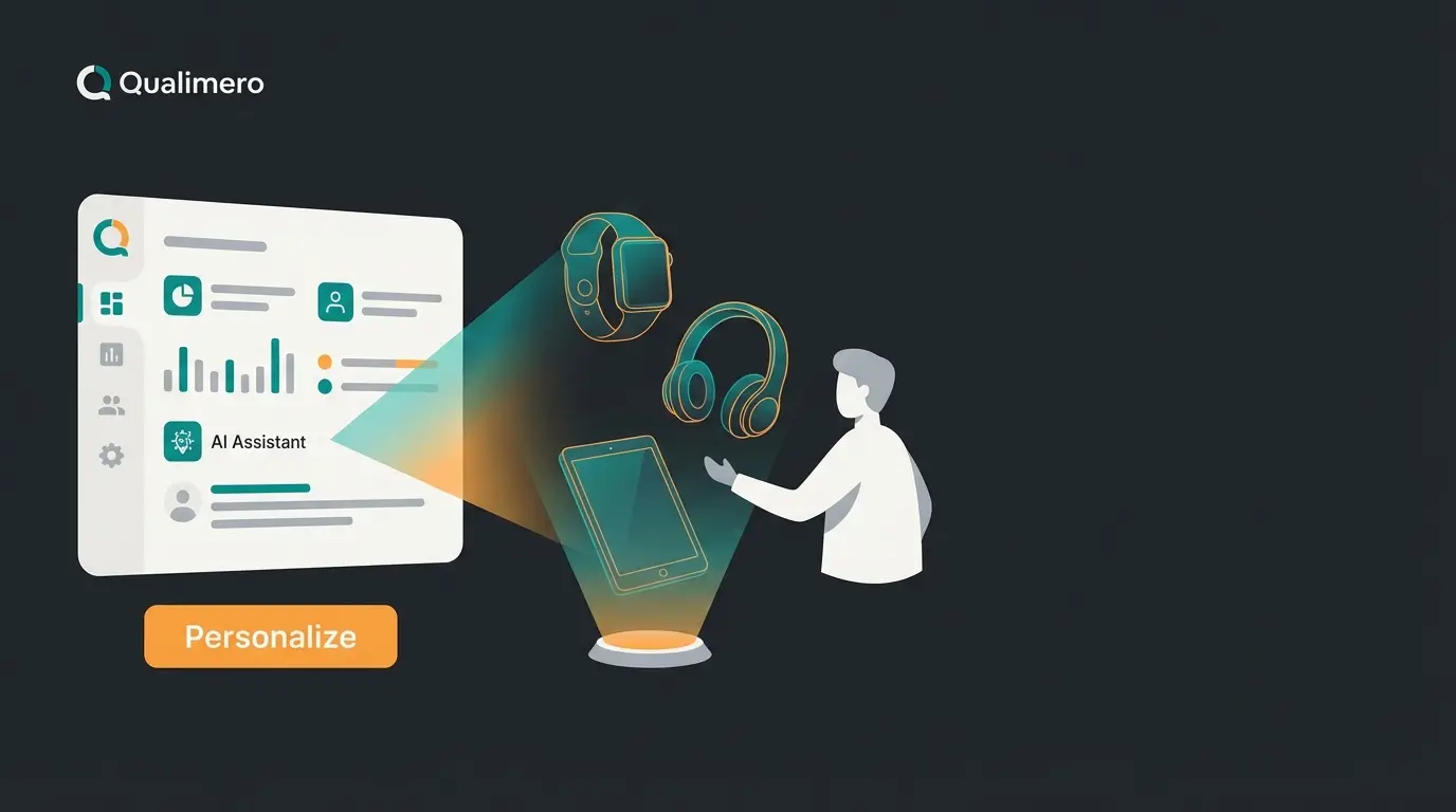 Future outlook of AI chatbots illustrating multimodal interaction and personalization