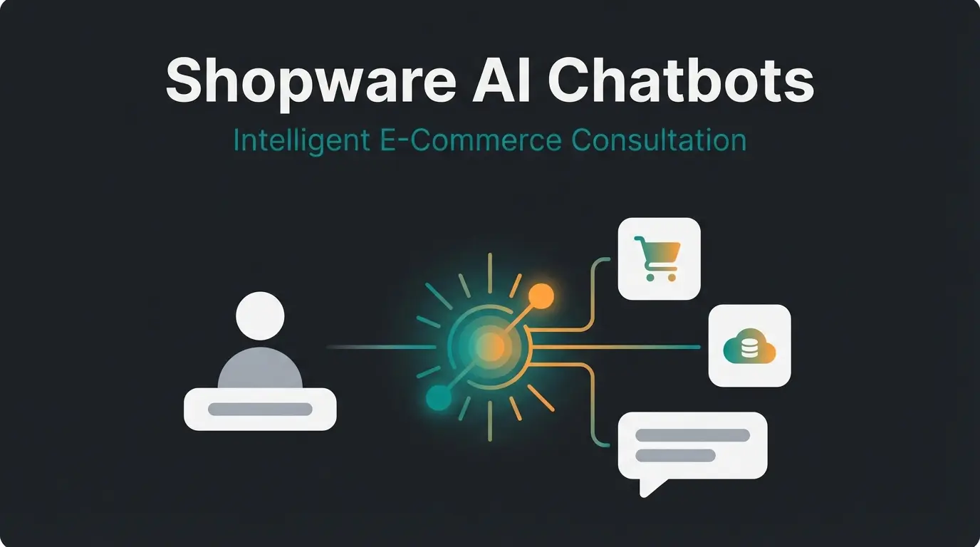 Abstract illustration of AI connecting user intent with product solutions