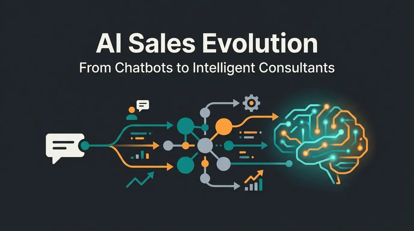 AI sales transformation from chatbot to digital product consultant visualization