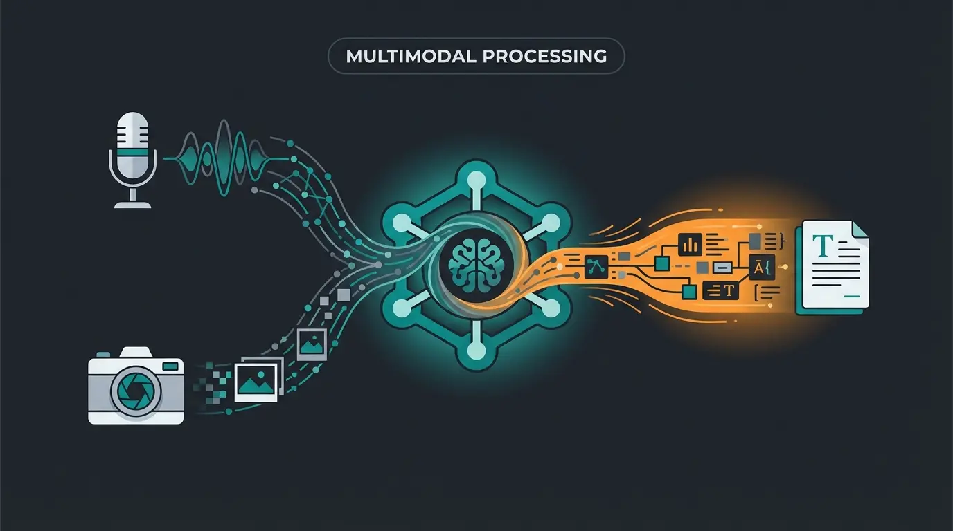 Visualization of multimodal processing