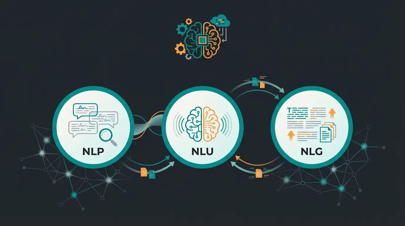 Die technologischen Grundlagen von Conversational AI: NLP, NLU und NLG im Zusammenspiel