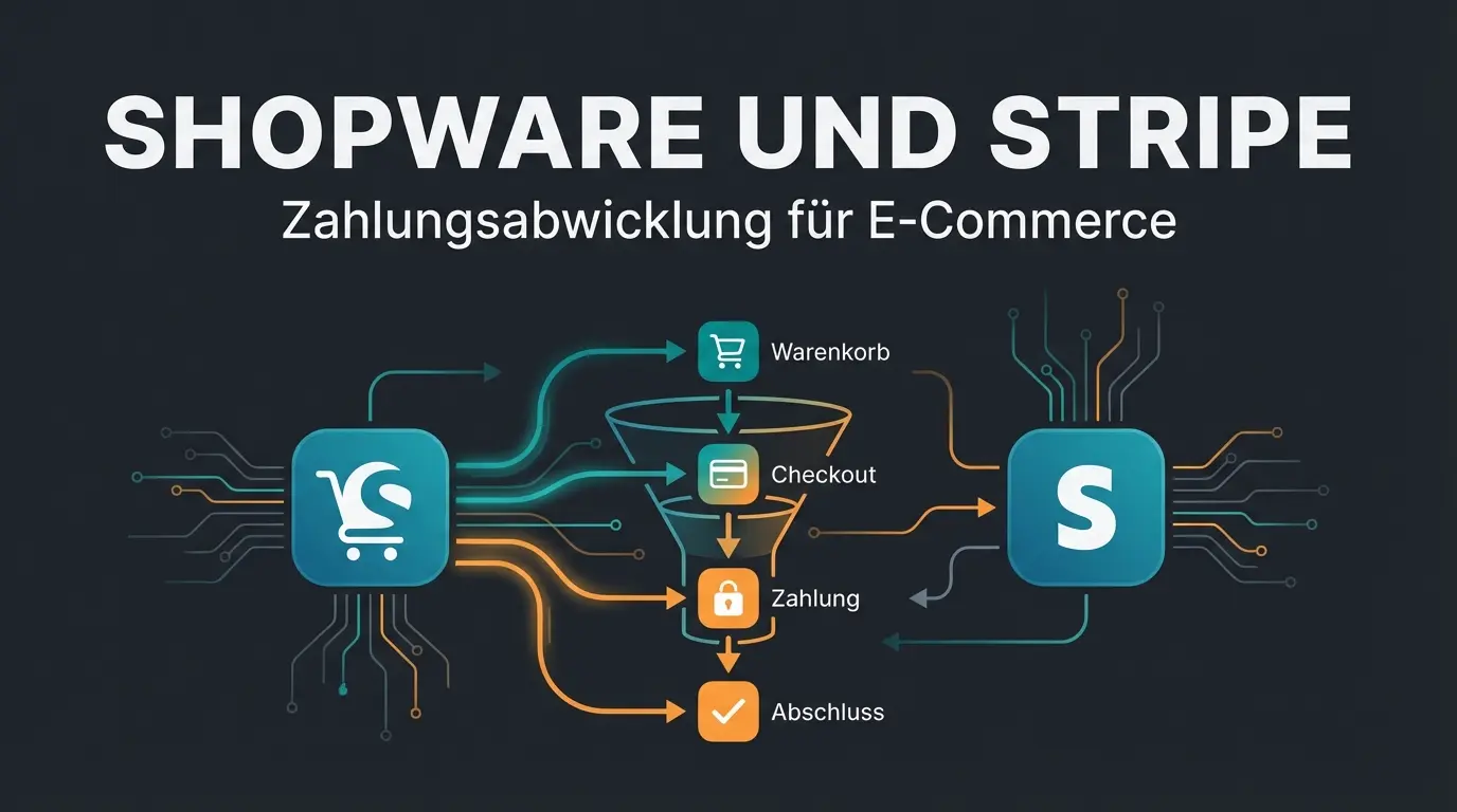 Shopware Stripe Integration Dashboard mit Zahlungsübersicht und Conversion-Metriken