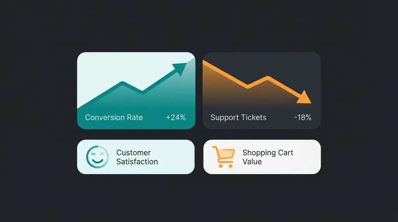 Visualisierung der Erfolgsmetriken bei KI-gestützter Shopware SAP Integration