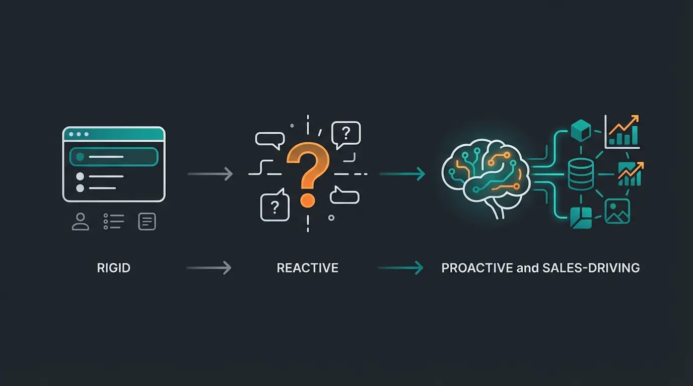 Evolution der Chatbot Arten von Klick-Bots zu KI-Beratung
