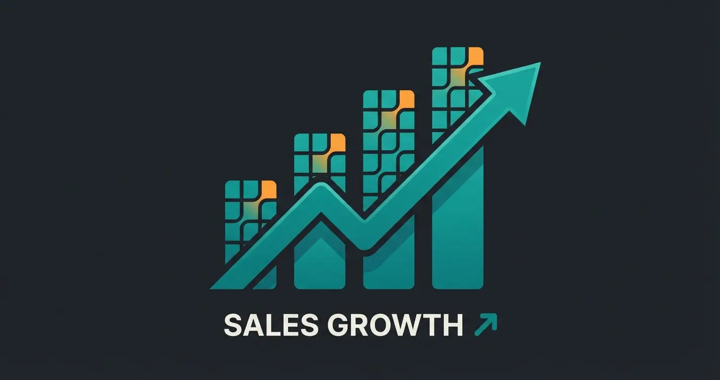 Graph showing upward trend in AOV and Conversion Rate