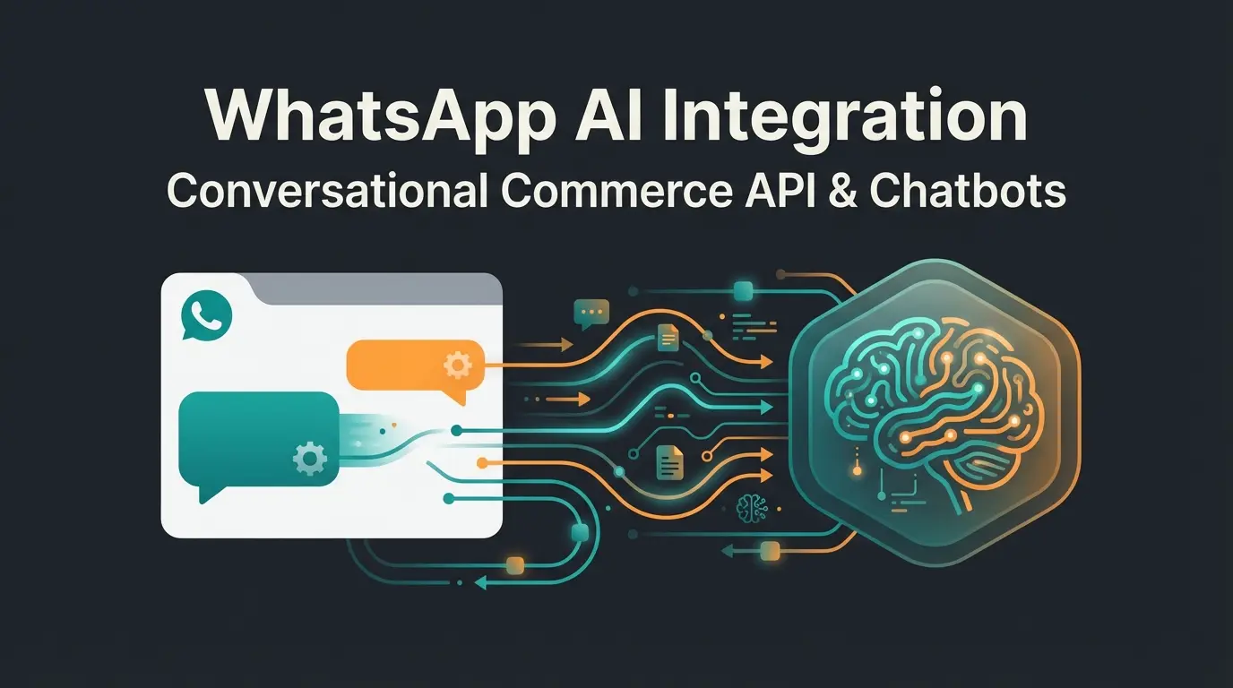 WhatsApp Bot API integration concept showing AI consultation flow with messaging interface elements